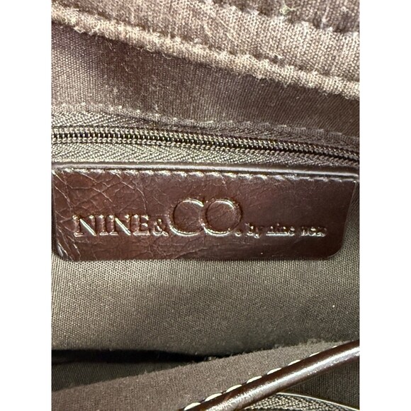 Nine & Co. Red and Brown Giraffe Print Shoulder Bag - Picture 6 of 16